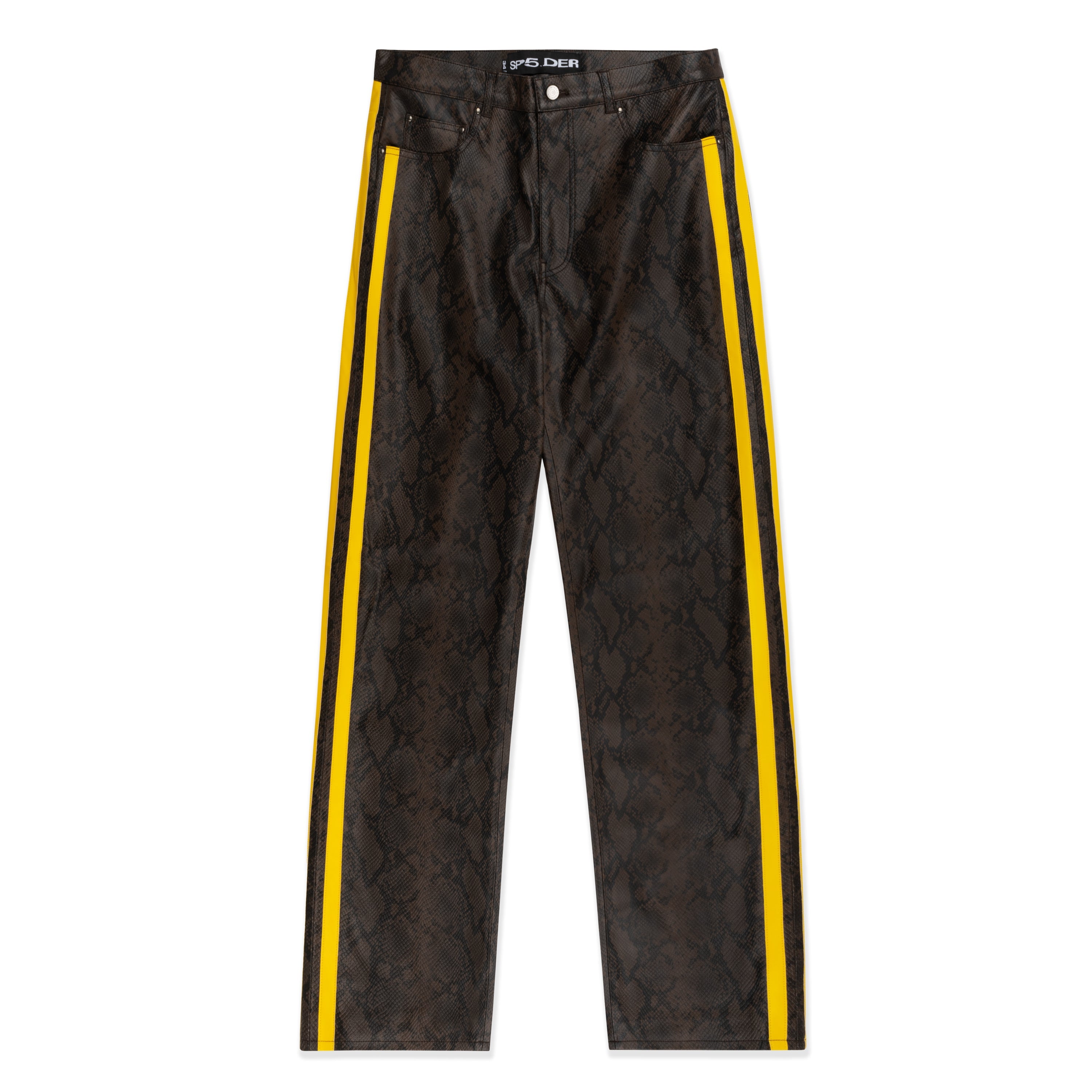 SNAKE LEATHER PANT